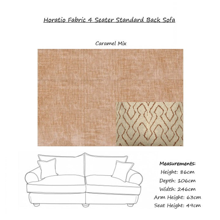 Horatio Fabric Sofa Collection - The Furniture Mega Store 