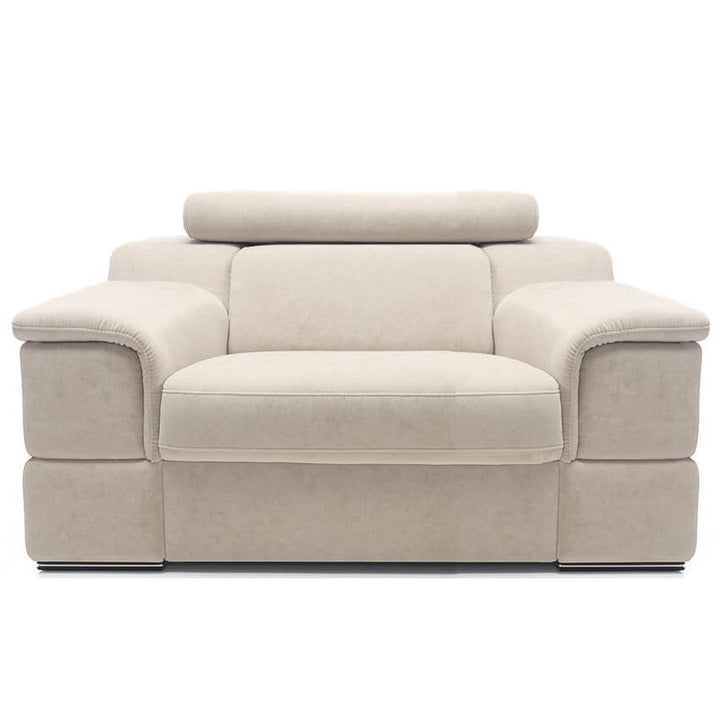 Leonardo Modular Sofa Collection - Choice Of Aqua Clean Fabric or 100% Genuine Leather Upholstery - The Furniture Mega Store 