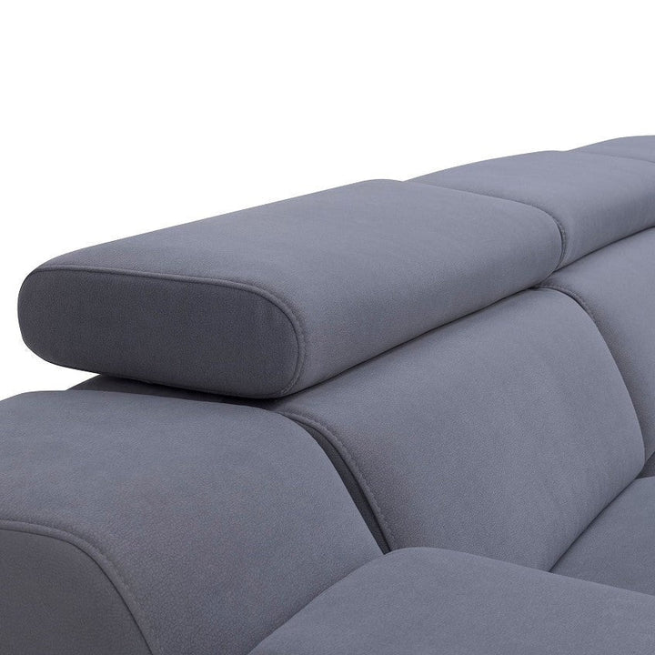 Leonardo Modular Sofa Collection - Choice Of Aqua Clean Fabric or 100% Genuine Leather Upholstery - The Furniture Mega Store 