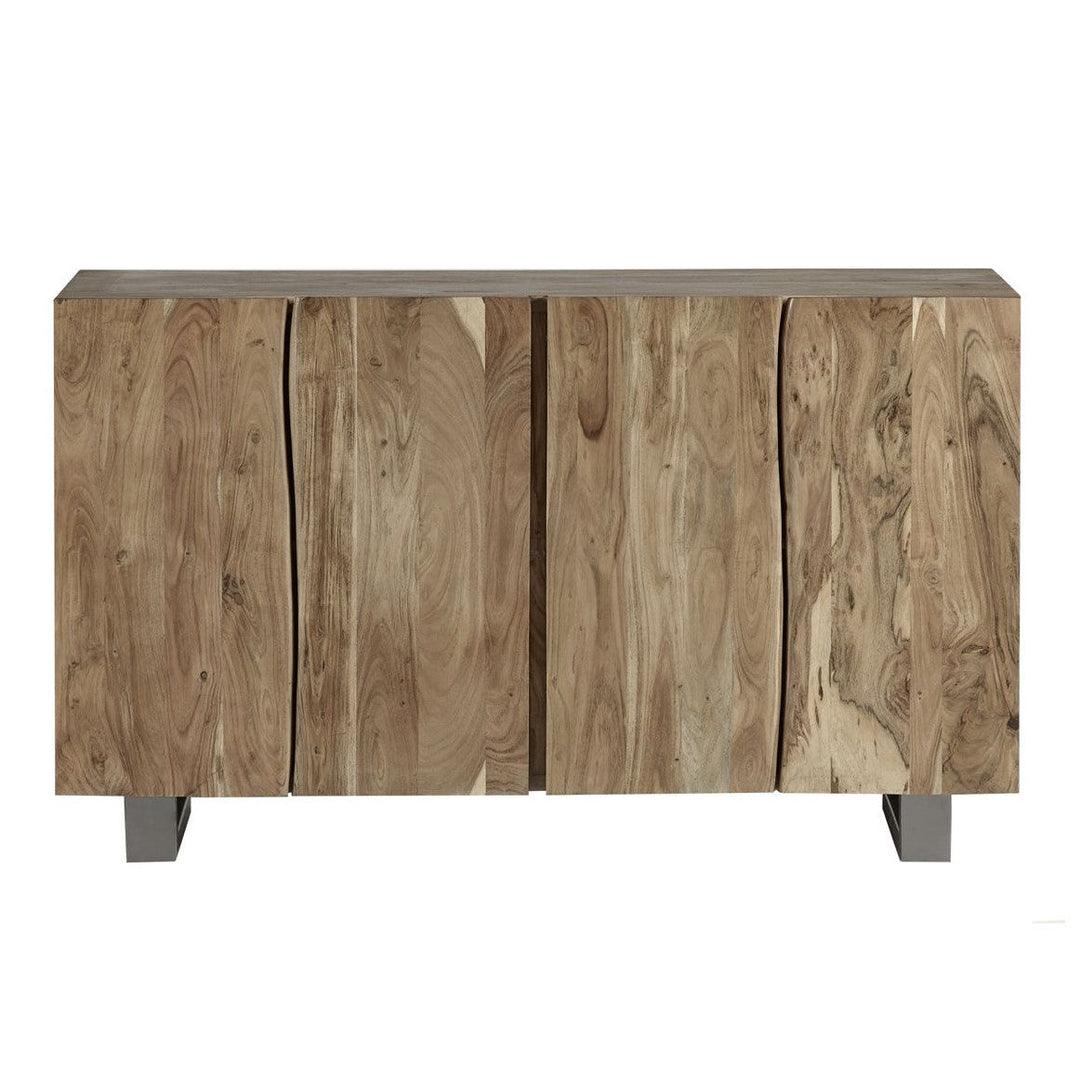 Prague Live Edge 4 Door Large Sideboard - The Furniture Mega Store 