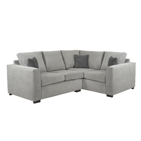 Lucy Fabric Corner Sofa Collection - Choice Of Sizes & Fabrics - The Furniture Mega Store 