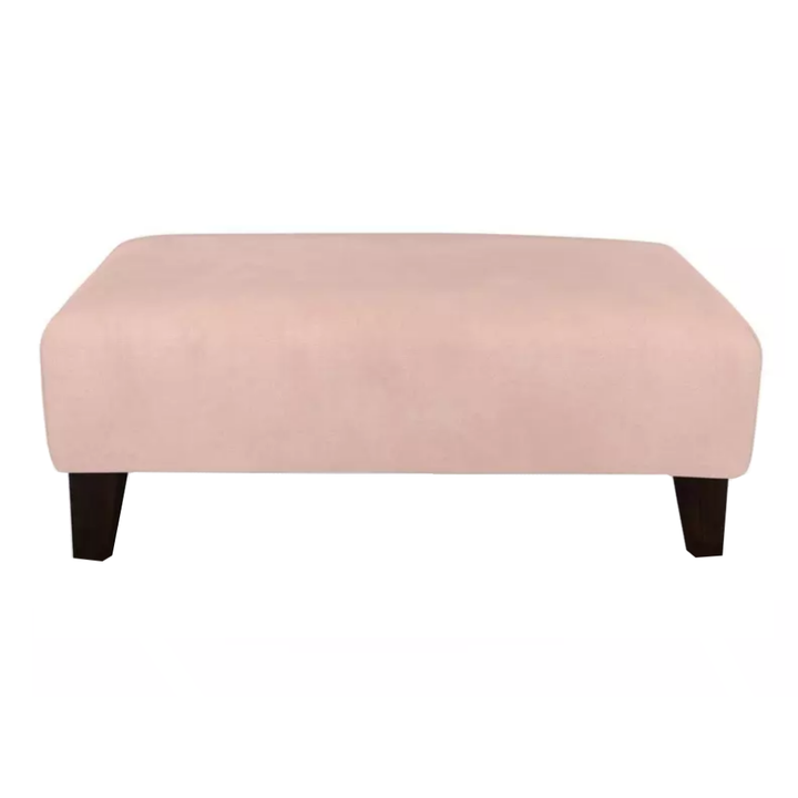 Rene Collection Designer Footstool  - Available In A Choice Of Fabrics - The Furniture Mega Store 