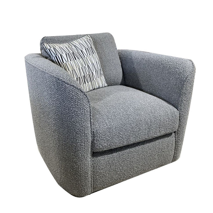 Ari Swivel Chair - Choice Of Fabrics - The Furniture Mega Store 