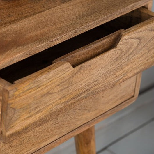 Janeiro Mango Wood 2 Drawer Console Table - The Furniture Mega Store 