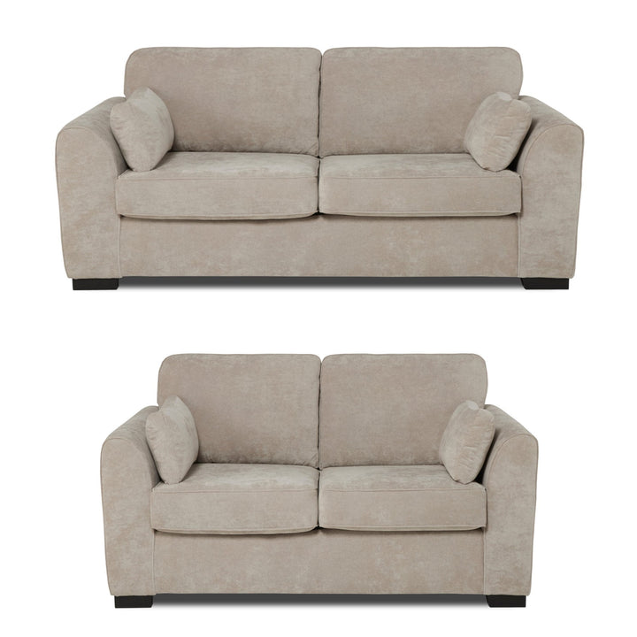 Pacha Fabric 3 Seater & 2 Seater Sofa Set - Choice Of Colours - The Furniture Mega Store 