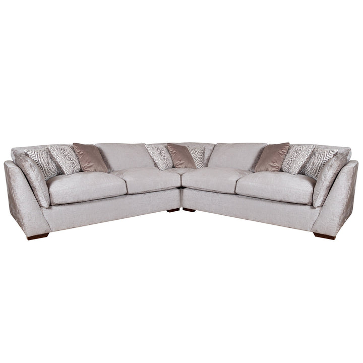 Phoenix Fabric Corner Sofa Collection - Choice Of Sizes, Fabrics & Feet - The Furniture Mega Store 