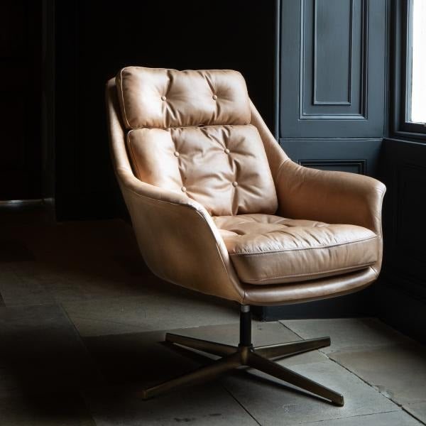 Celestial Luxury Office Chair in Nutter Leather