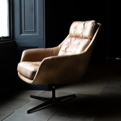 Celestial Luxury Office Chair in Nutter Leather