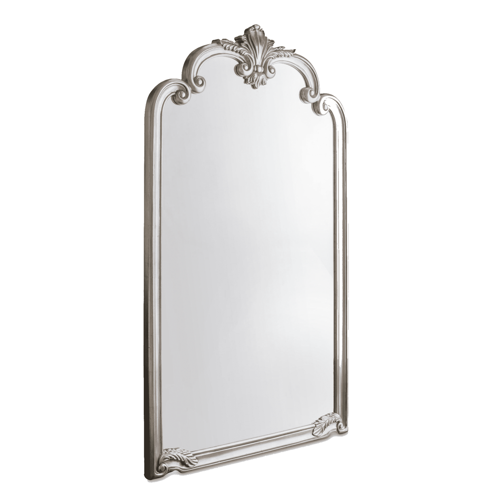 Palazzo Ornate Silver Leaner Mirror - The Furniture Mega Store 