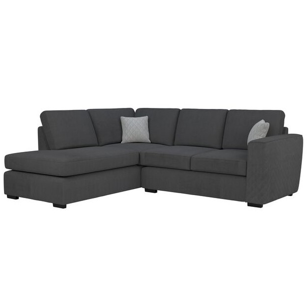 Lucy Fabric Corner Sofa Collection - Choice Of Sizes & Fabrics - The Furniture Mega Store 