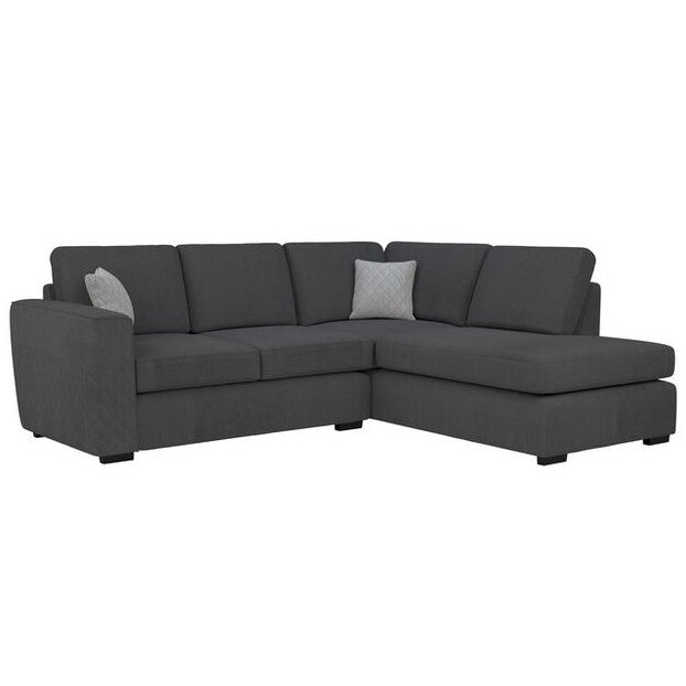 Lucy Fabric Corner Sofa Collection - Choice Of Sizes & Fabrics - The Furniture Mega Store 