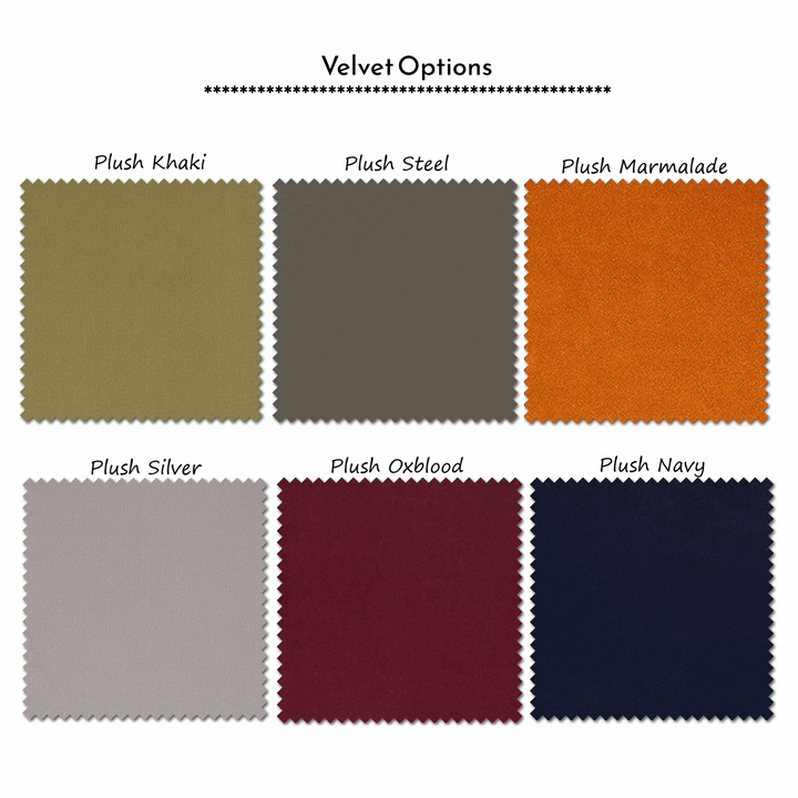 Alena Velvet Sofa Collection - Choice Of Colours - The Furniture Mega Store 