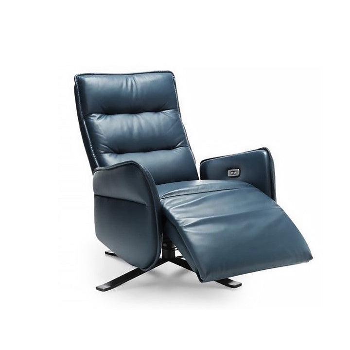 Relax Luxury Leather Power Recliner Swivel Chair - Choice Of Leathers - The Furniture Mega Store 