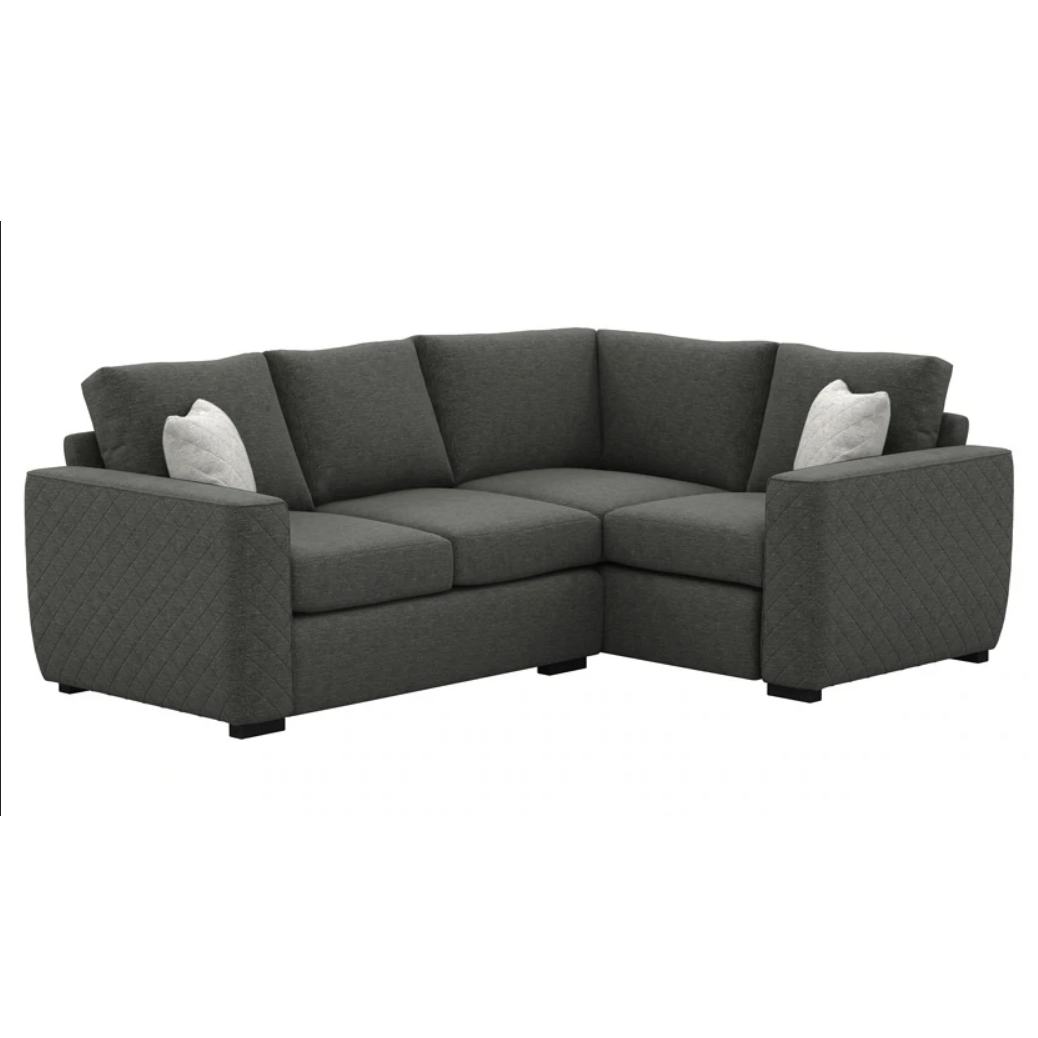 Lucy Fabric Corner Sofa Collection - Choice Of Sizes & Fabrics - The Furniture Mega Store 