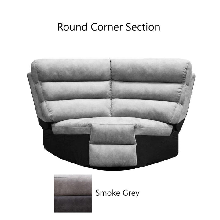 Ellis Modular Fabric Recliner Sofa & Chair Collection - Manual Recliner - The Furniture Mega Store 