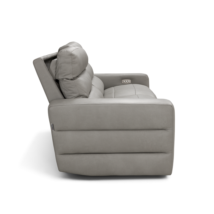 Sardegna Italian Leather Dual Power Recliner Sofa Collection - Choice Of Sizes & Leathers - The Furniture Mega Store 