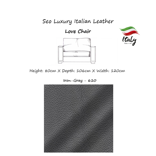 Seo Luxury Italian Leather Sofa Collection - Choice Of Sizes & Leathers - The Furniture Mega Store 