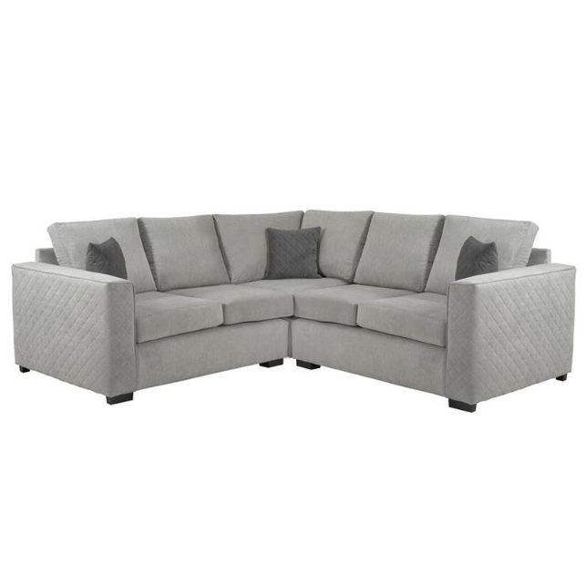 Lucy Fabric Corner Sofa Collection - Choice Of Sizes & Fabrics - The Furniture Mega Store 