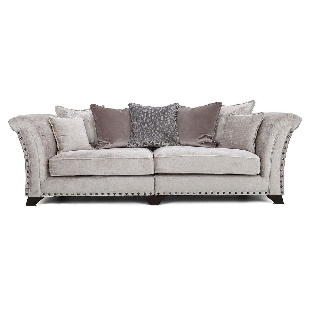 Vesper Fabric Sofa Collection - Choice Of Fabrics & Pillow Or Standard Back - The Furniture Mega Store 