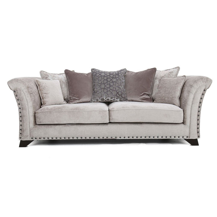 Vesper Fabric Sofa Collection - Choice Of Fabrics & Pillow Or Standard Back - The Furniture Mega Store 