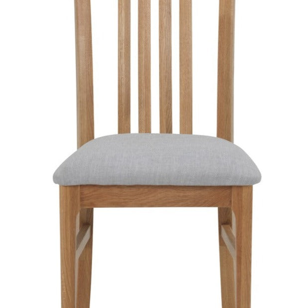 Berkley Nordic Oak Dining Chairs - Set Of 2 - The Furniture Mega Store 