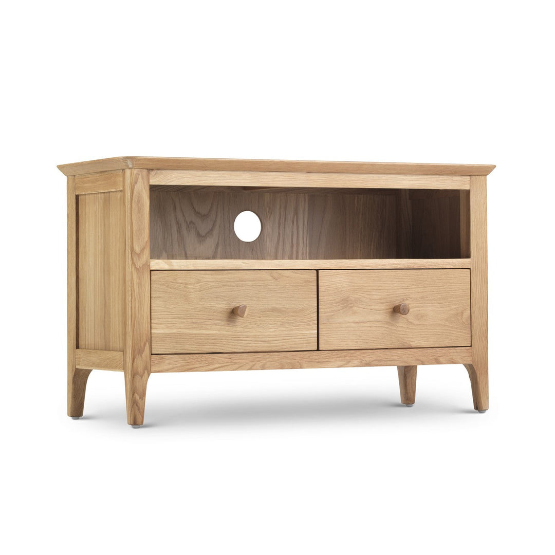 Berkley Nordic Oak Compact TV Unit - The Furniture Mega Store 