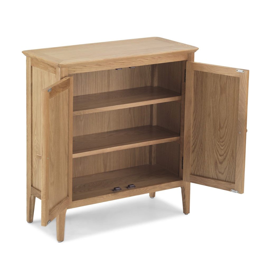 Berkley Nordic Oak 2 Door Storage Cabinet - The Furniture Mega Store 