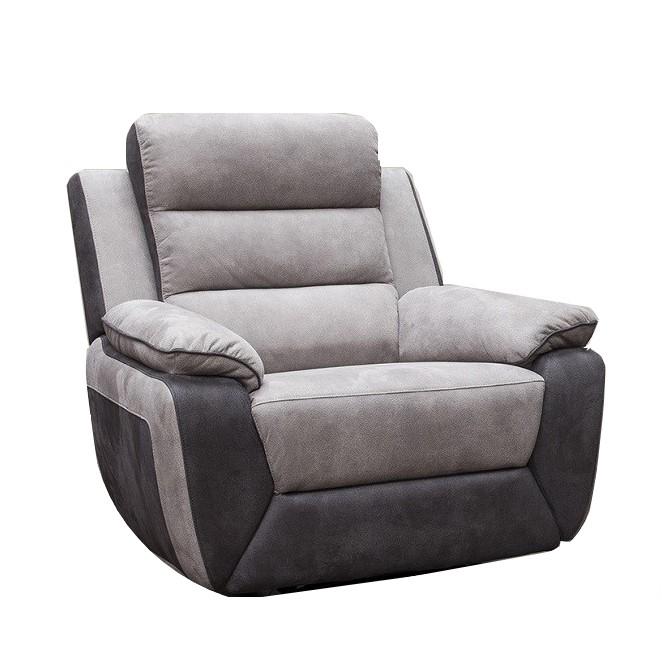 Ellis Corner Modular Fibre Fabric Recliner Sofa - Manual Or Power With USB Charging Port - The Furniture Mega Store 