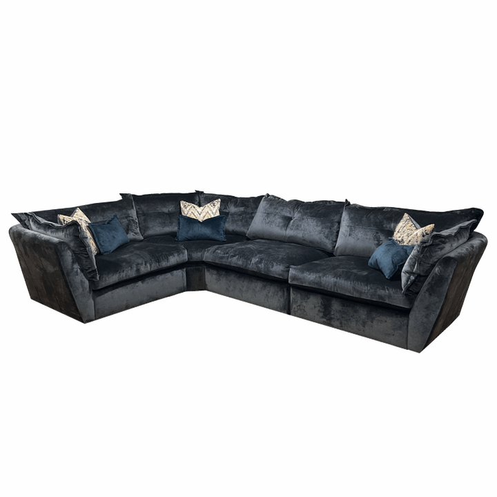 Sully Corner Sofa Collection - Luxury Feather Flex Seats - The Furniture Mega Store 