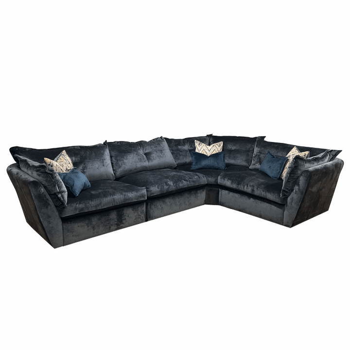 Sully Corner Sofa Collection - Luxury Feather Flex Seats - The Furniture Mega Store 