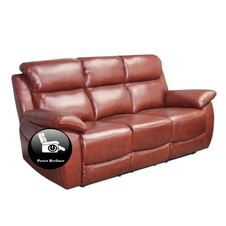 Dallas Leather Recliner Sofa & Armchair Collection - Choice Of Manual or Power Function - The Furniture Mega Store 