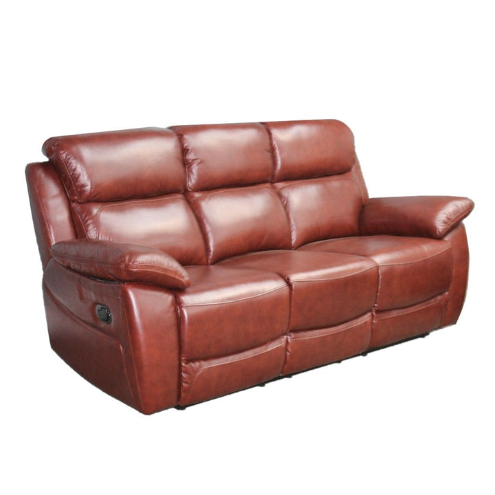 Dallas Leather Recliner Sofa & Armchair Collection - Choice Of Manual or Power Function - The Furniture Mega Store 