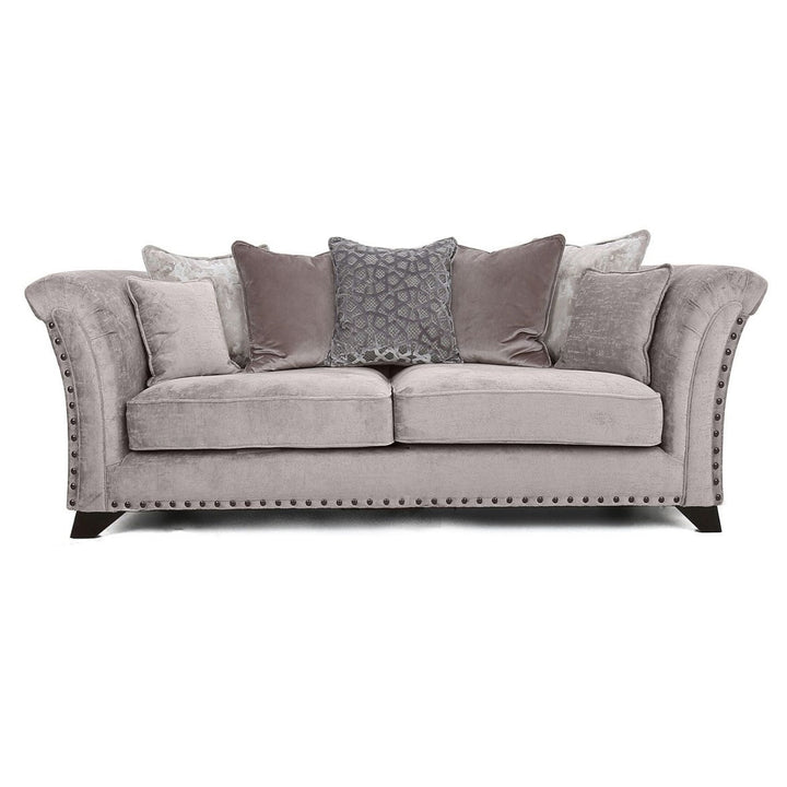 Vesper Fabric Sofa Collection - Choice Of Fabrics & Pillow Or Standard Back - The Furniture Mega Store 