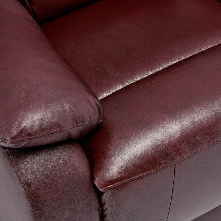 Emblem Leather Sofa Collection - Choice Of Colours - The Furniture Mega Store 